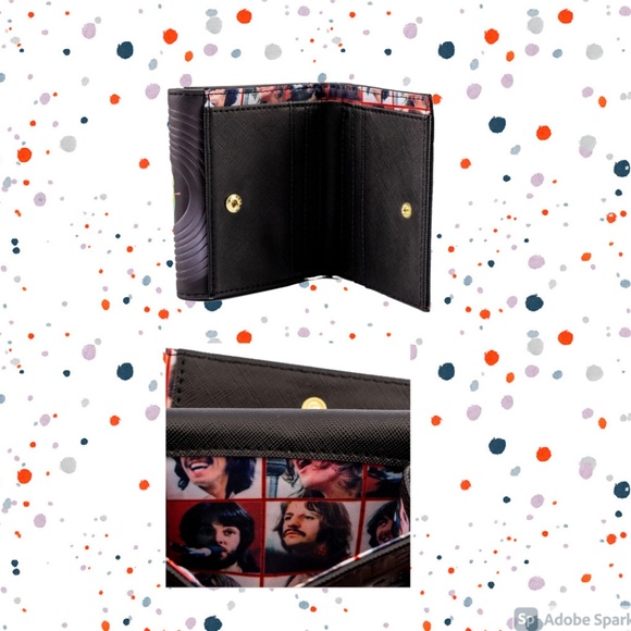 - Loungefly The‎ Beatles “Let it Be” Vinyl Record Mini Backpack and Wallet main image 5